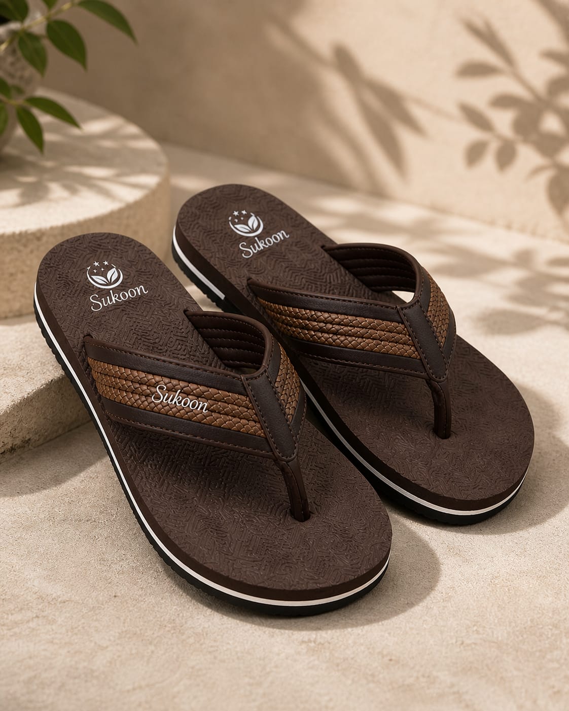 Men Slipper (Premium Brown)
